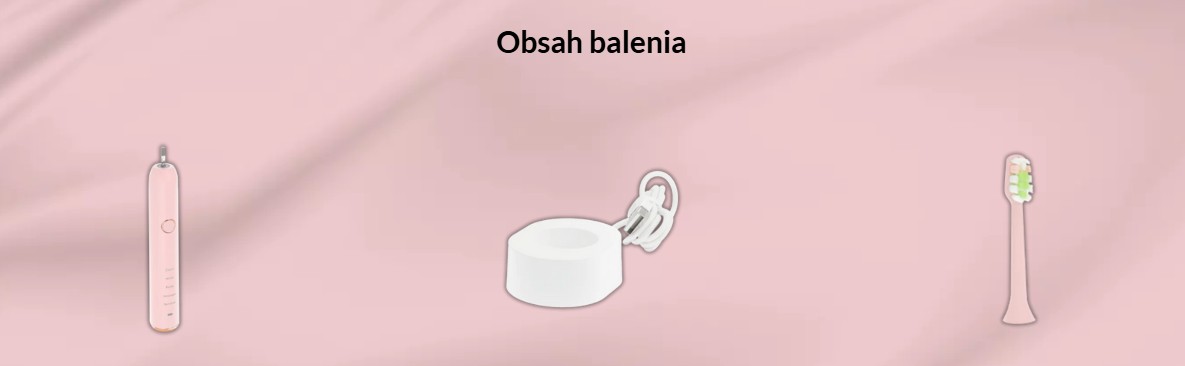 obsah balenia sonickej zubnej kefky